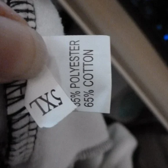 NEW black fleece lined thermal leggings Plus (3x-5x) - Picture 4 of 6